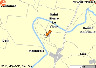 Carte St Pierre le Vieux