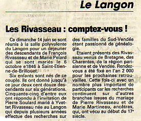 Rassemblement des Rivasseau