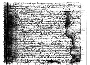 Acte de s&eacute;pulture de Fran&ccedil;ois Bienvenu